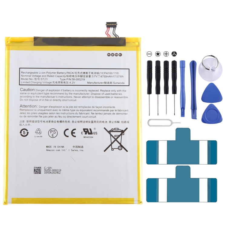 Sostituzione della batteria, ST23, MC-308594, 26S1014, 26S1006, 26S1021 Sostituzione della batteria, ST23, MC-308594, 26S1014, 26S1006, 26S1021